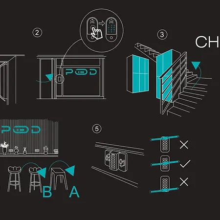 אכסניה The Pod Blasco